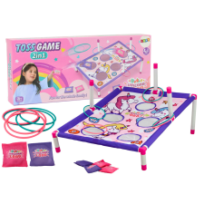 Lean Toys Arcade Game Hoop Bag Throw 2in1 Unicorn Board oktatójáték