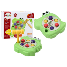 Lean Toys Arcade játék Wac A Mole Crocodile Green Hammer oktatójáték