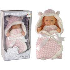 Lean Toys Baba pink pólyában 12395 baba
