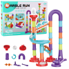 Lean Toys Ball Track készlet Ball Track diák színes konstrukció