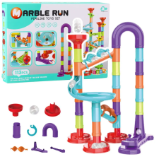 Lean Toys Ball Track készlet Ball Track diák színes konstrukció elektronikus játék