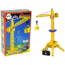 Lean Toys Battery Operated Remote Controlled Crane Moving Arm autópálya és játékautó