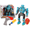 Lean Toys Csavarozó robotfegyverfúró csavarhúzó türkiz hangzású
