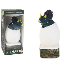 Lean Toys Dinosaur Triceratops Micro USB Egg LED éjszakai lámpa plüssfigura