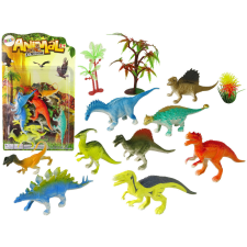 Lean Toys Dinoszaurusz figurák készlete 9 darab színes játékfigura