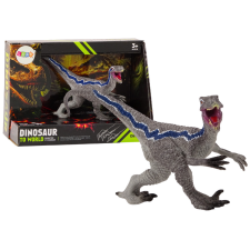 Lean Toys Dinoszaurusz gyűjthető figura Velocitaptor szürke 1El játékfigura