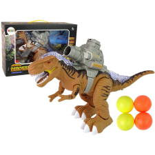 Lean Toys Dinoszaurusz katapulttal sétálva barnára lő játékfigura