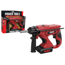 Lean Toys DIY Drill Red Battery-Powered Drills barkácsolás, építés