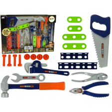 Lean Toys Ezermester Set Tools Csavarhúzó Kalapácsfűrész 9947 barkácsolás