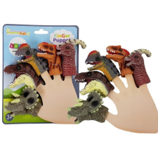 Lean Toys Fedések az ujjakon Dinoszauruszok 5 elem játékfigura