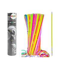Lean Toys Fluoreszkáló szalagok 100 darab, sok színben világít a sötétben elektronikus játék