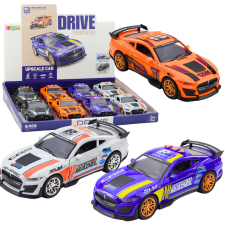 Lean Toys GT 500 versenyautó nyitóajtói Meghajtó lámpák Hangok Mix autópálya és játékautó