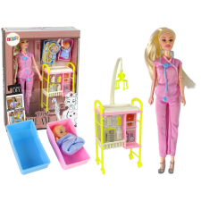 Lean Toys Gyermek baba Doctor hosszú haj kiegészítők baba