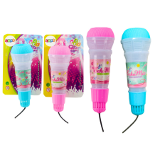 Lean Toys Gyermek karaoke mikrofon, világoskék játékhangszer