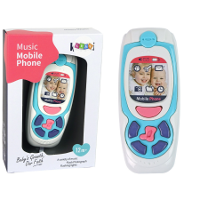 Lean Toys Gyermek Oktatási Mobiltelefon Melody Blue készségfejlesztő