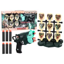 Lean Toys Hab dinoszauruszok hab dinoszauruszok zöld nyíl készlet katonásdi