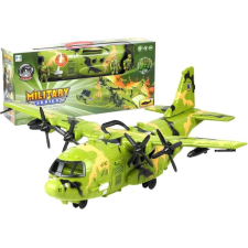 Lean Toys Huge Military Aircraft 55cm with Accessories autópálya és játékautó