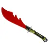 Lean Toys Izzó vörös machete harci fegyver
