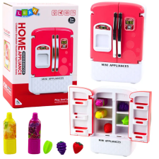 Lean Toys Játék hűtőszekrény gyerekeknek Gyümölcslé Fények Rózsaszín hangzású konyhakészlet
