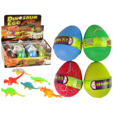 Lean Toys Kikelő varázslatos dinoszaurusz tojás, növekvő 6 cm színes. játékfigura