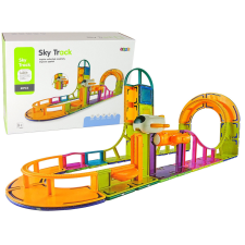 Lean Toys Mágneses szerkezeti blokkok Sky Track 61 darab barkácsolás, építés
