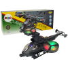 Lean Toys Military Helicopter Huge Wings Lights Sound Rotates