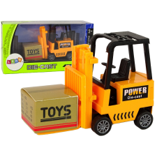 Lean Toys Narancssárga targonca autópálya és játékautó