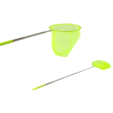 Lean Toys Pillangóháló rovarháló összecsukható teleszkópos 85 cm sárga homokozójáték