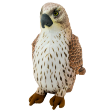 Lean Toys Plüss játék Peregrine Falcon Bird Brown 30cm plüssfigura