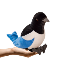 Lean Toys Plüss kabalája Eurázsiai Szarka Kék 30cm plüssfigura