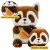 Lean Toys Plüss mosómedve makkal 23cm