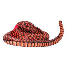 Lean Toys Plüss Snake Mascot Piros 100 cm plüssfigura