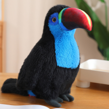 Lean Toys Plüss Toucan Bird Mascot ennivaló kék 20cm plüssfigura
