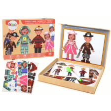 Lean Toys Rajzfilmfigura téma mágneses puzzle készlet puzzle, kirakós