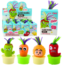 Lean Toys Screaming Vegetables Interaktív figurák Színes hajkeverék játékfigura