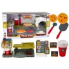 Lean Toys Set Shop Pizza Kávéfőző Italok Pénztárgép