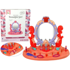 Lean Toys Smink fésülködőasztal tükörfény hanggal szépségszalon