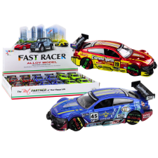 Lean Toys Sportautó-autó Metal Racing 1:36 Drive Mix autópálya és játékautó