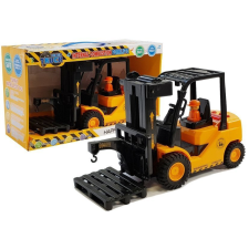 Lean Toys Targonca Mozgó Villák Hangok Narancssárga fények autópálya és játékautó