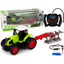 Lean Toys Távirányítós traktor 1:16 Pilot gumikerekek autópálya és játékautó