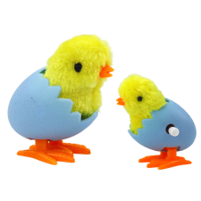 Lean Toys Ugrás Csirke Tojáshéjban Szél fel Plüss Sárga játékfigura