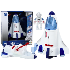 Lean Toys Űrhajó Meghajtó Fények Hangok Kozmonauta Fehér játékfigura