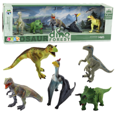 Lean Toys Valósághű erdei dinoszaurusz figurák készlete 5db játékfigura
