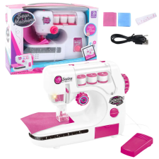 Lean Toys Varrógép gyerekeknek Szál Anyag Fény Hangok konyhakészlet