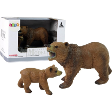 leantoys 2 Darabos Grizzly medve És Kölyök Figura Készlet – 12332 (12332) játékfigura