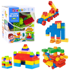 leantoys 3D Színes Építőkocka Készlet 100 db. – 23516 (23516) építkezés