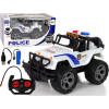leantoys Autó RC Rendőrség Dzsip 1_14 Távirányítású Fényhatások (12097)