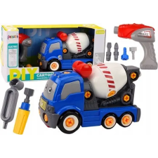 leantoys Betonkeverő Teherautó - Szerelhető távirányítós modell