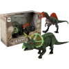 leantoys Dinoszaurusz Spinosaurus, Triceratops Figurakészlet 6847 (511122)