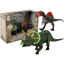 leantoys Dinoszaurusz Spinosaurus, Triceratops Figurakészlet 6847 (511122) játékfigura